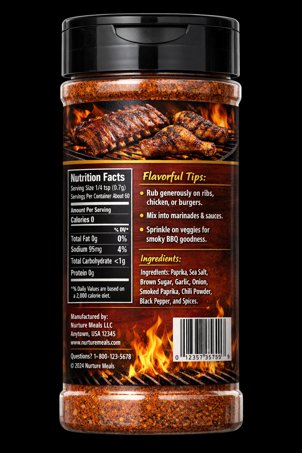 Nurture Meals BBQ Spice Blend